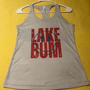 Gray Lake Bum Women's Tank Top